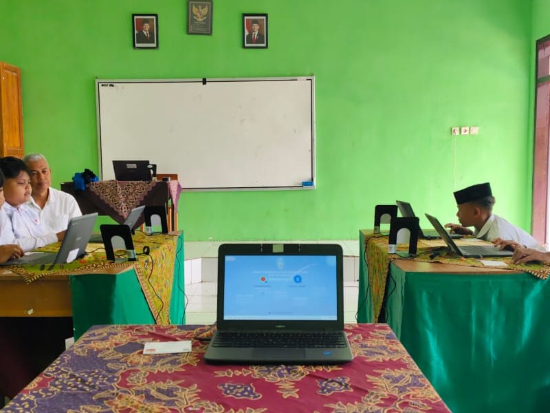Pelaksanaan Simulasi TKA di SD Negeri 1 Alastengah